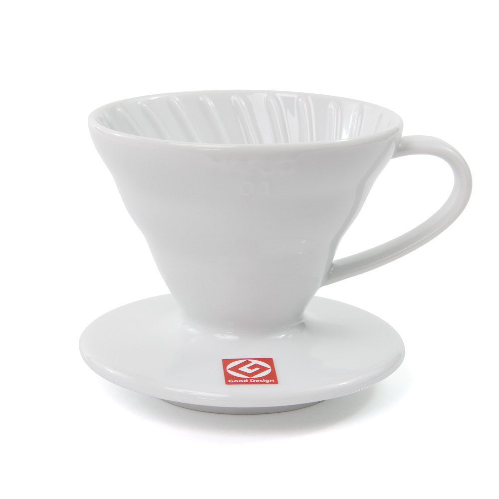 V60 Ceramic Coffee Dripper 01 - White