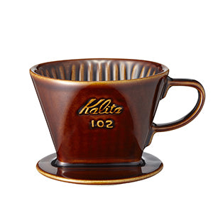 kalita style ceramic dripper 102 brown