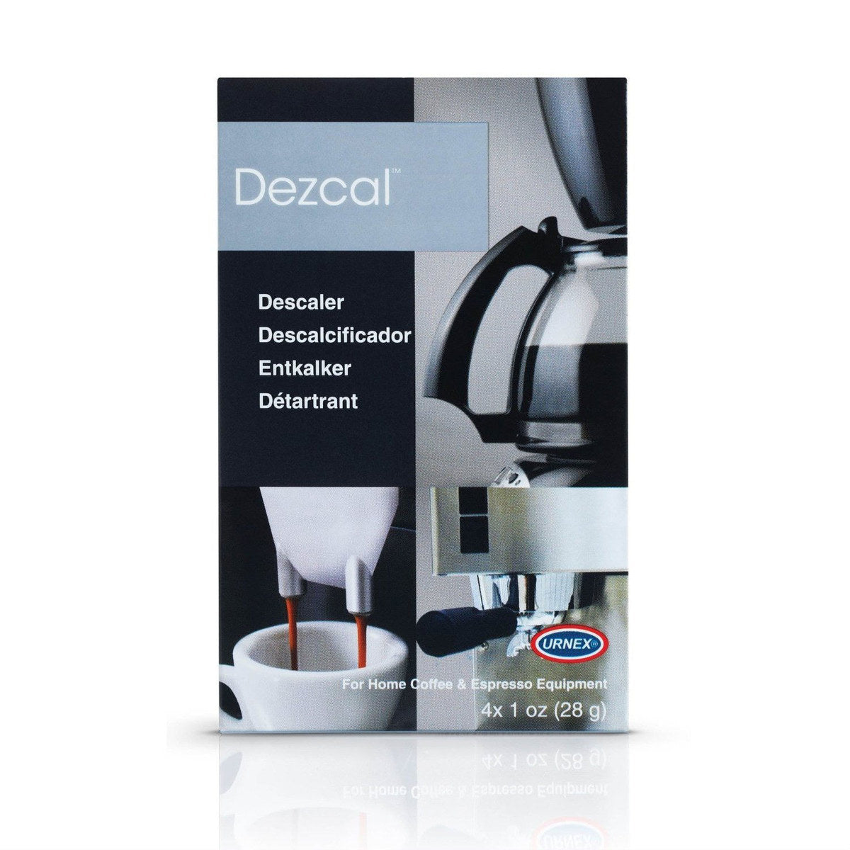 Urnex Dezcal Powder- 4 Single Use Packs