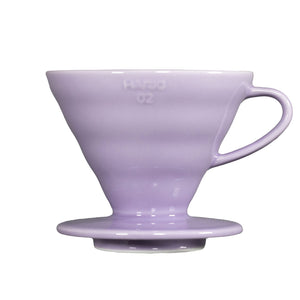 hario v60 02 purple ceramic dripper